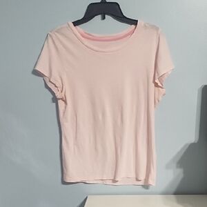 American Eagle Outfitters Pink Fitted Tee